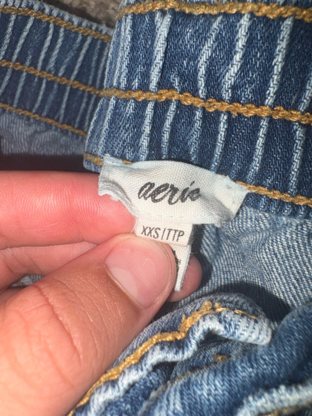 Aerie Cutoff jean shorts - Picture 3 of 3